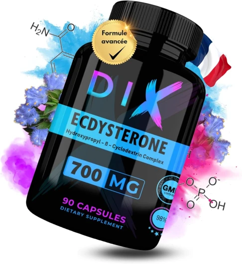 ECDYSTERONE 98% Pure ✗ 1490MG ✗ Absorption Optimal ✗ Qualité supérieure ✗ 20-Hydroxy-Ecdystérone (20HE) ✗ GMP & HACCP ✗