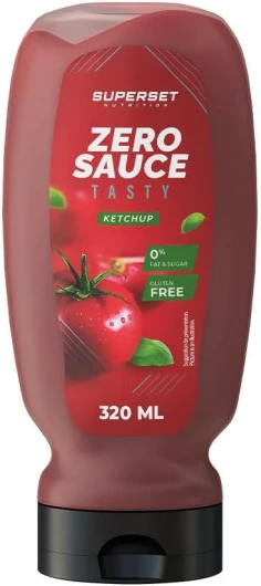 Tasty Zero Sauce (320ml) - Sauces zéro - Sauces zéro calorie ultra gourmandes - Ketchup