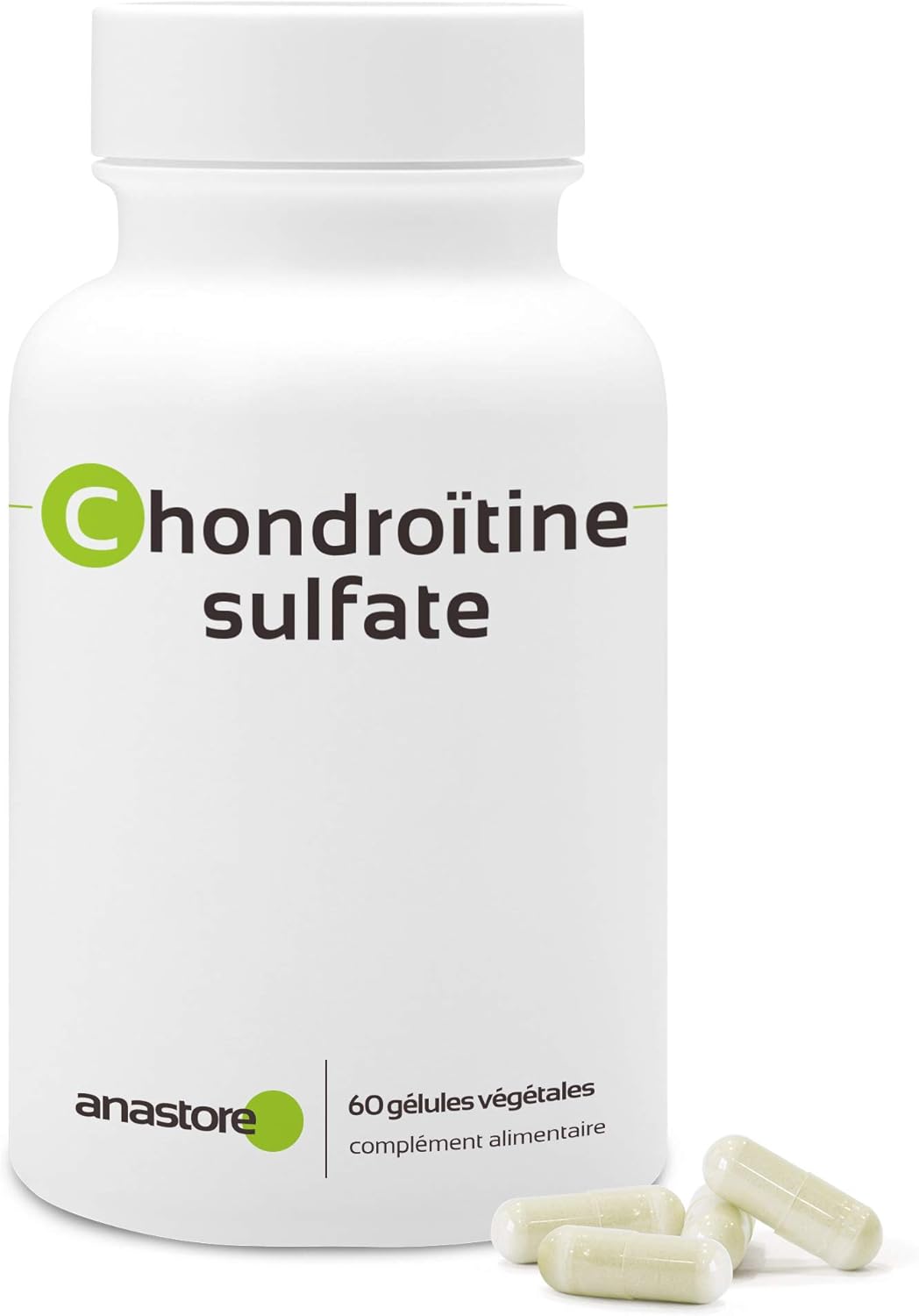 CHONDROÏTINE SULFATE * 400 mg / 60 gélules * Articulations (douleurs articulaires, inflammation) 60 unité (Lot de 1)