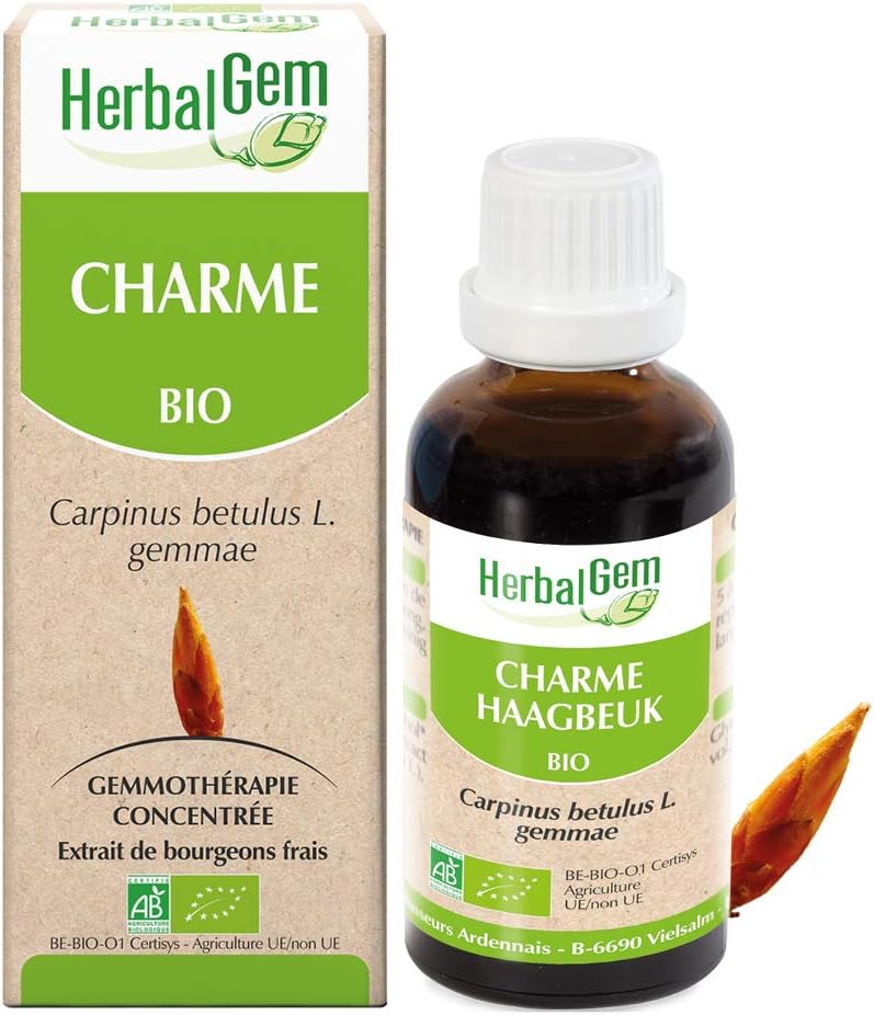 Macérât-Mère - Charme Bio - Complément Alimentaire Gemmothérapie Concentrée - Extrait De Bourgeon Frais - Pour Voies Respiratoires & Circulation Sanguine - Vegan - 30 ml