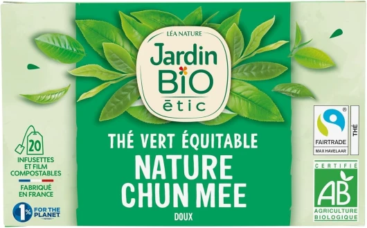 étic - Thé Vert Nature Doux 40 g 1 40 g (Lot de 1)