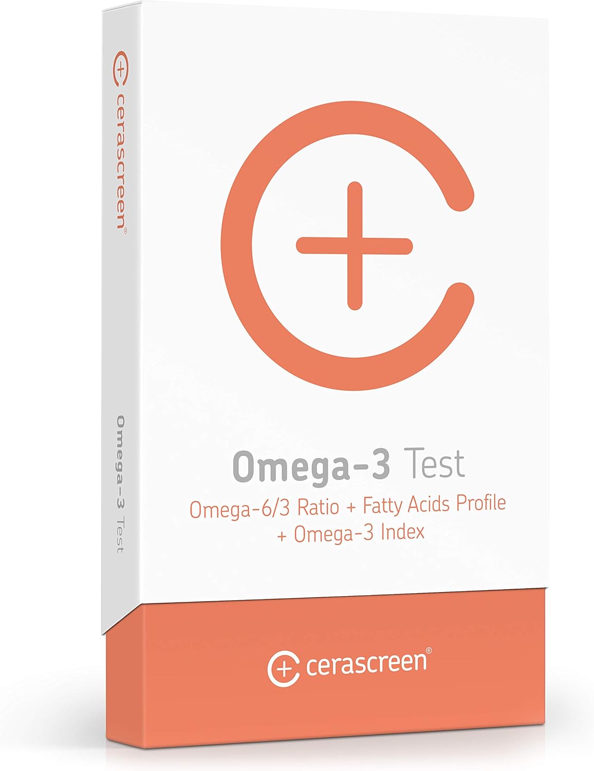 Kit de test d'oméga-3 par CERASCREEN - déterminer le taux d'oméga 3 et d'oméga 6 par analyse à domicile I Laboratoire Certifié I Rapport des résultats détaillé