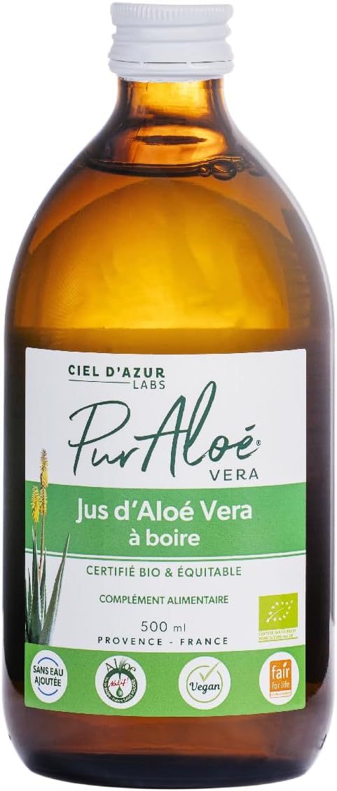 PUR'ALOE Jus à Boire 500 ml - Bio 500 ml (Lot de 1)