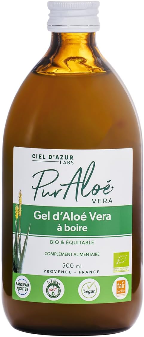 PUR'ALOE Gel à Boire 500mL, Pour Santé digestive