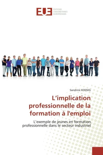 L'implication professionnelle de la formation à l'emploi: L'exemple de jeunes en formation professionnelle dans le secteur industriel