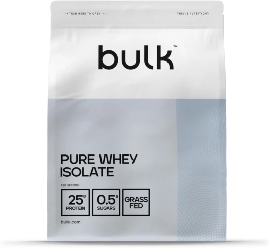 L'Isolat De Whey en Poudre, Vanille, 500 g, 16 Portions, Faible teneur en sucres, Faible teneur en matières grasses, Idéal pour la masse maigre*, Les emballages peuvent varier Vanille 16 Portions (Lot de 1)