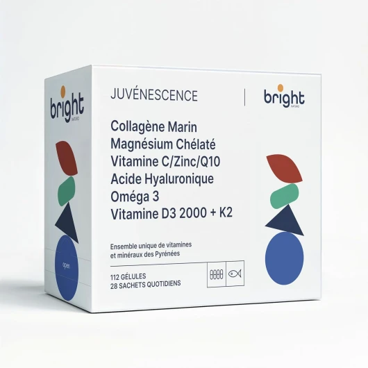 Omega-3, Magnesium, Vitamine D3 K2 2000UI, Collagene Marin, 4 suppléments dans 1 paquet pour soutenir votre santé musculaire, articulaire I 28 doses quotidiennes