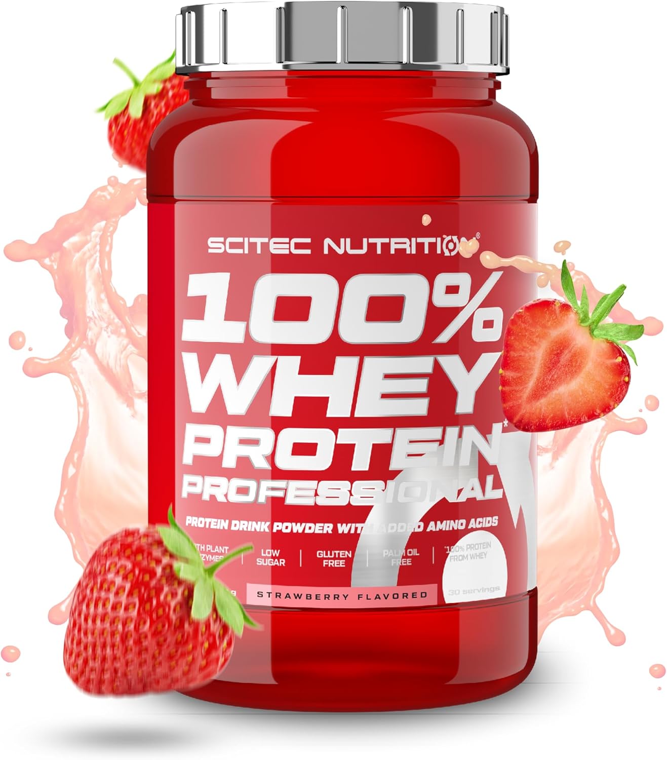 Scitec Ref.103052 Protéine d'Isolat de Whey 920g - Goût fraise Fraise 920 g (Lot de 1)