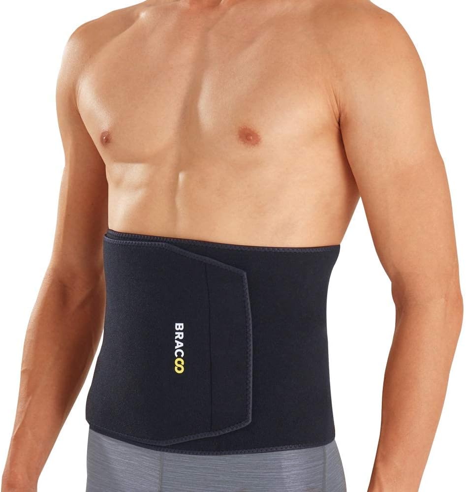 Ceinture Abdominale de Sudation SE22, Gaine Sport Ventre Plat, Maintien du Dos Homme/Femme, Ceinture Sauna Amincissante Néoprène L-XL Noir
