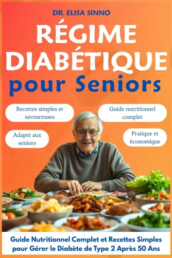 Régime Diabétique pour Seniors: Guide Nutritionnel Complet et Recettes Simples pour Gérer le Diabète de Type 2 Après 50 Ans