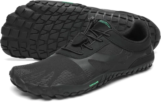 Chaussures de Trail Running Homme Femme Chaussures Minimalistes Chaussures de Sport Outdoor & Indoor Gym Fitness Randonnée Escalade Marche Barefoot Shoes Chaussures Aquatiques 44 EU Noir Huile
