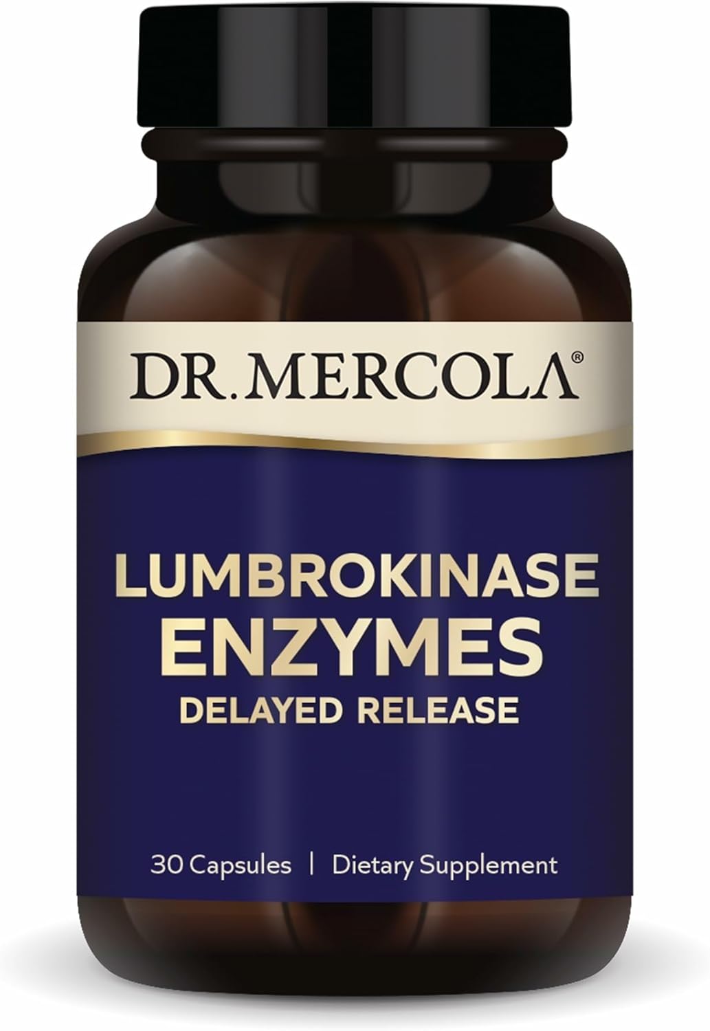Dr Mercola Lumbrokinase Enzymes, 30 Capsules