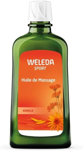 Huile de Massage - Extrait D'Arnica Bio - Préparation & Récupération Sportive - Texture Fluide - Recommandée Par Les Masseurs-Kinésithérapeutes - Certifiée NATRUE* - Vegan** - 200 ml 200 ml (Lot de 1) Huile de massage