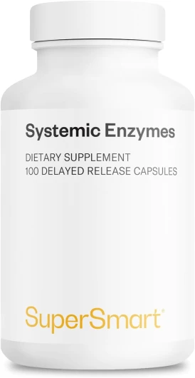 Systemic Enzymes - Puissant Anti-Inflammatoire - 8 Enzymes - Pancréatine - Bromélaïne - Protéase - Trypsine - Lipase - Papaïne - Peptidase - Chymotrypsine - Vegan - DrCaps™ - Supersmart