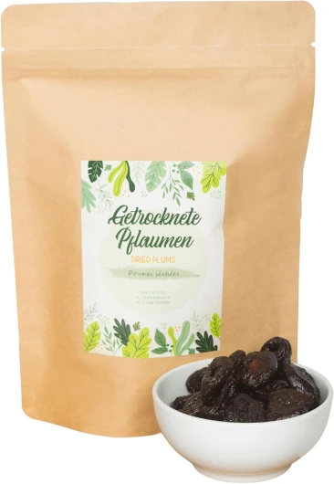 Prunes séchées 2kg – Prunes juteuses et de qualité supérieure pour une alimentation saine, idéales en snack ou dans des céréales, riches en vitamines et minéraux 2 kg