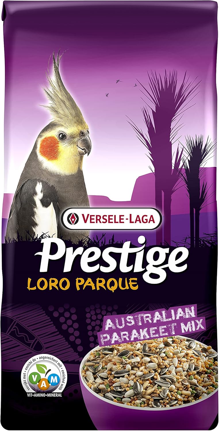 VERSELE-LAGA - Prestige Loro Parque Australian Parakeet Mix - Mélange de Graines Enrichi, et Complet - 20kg