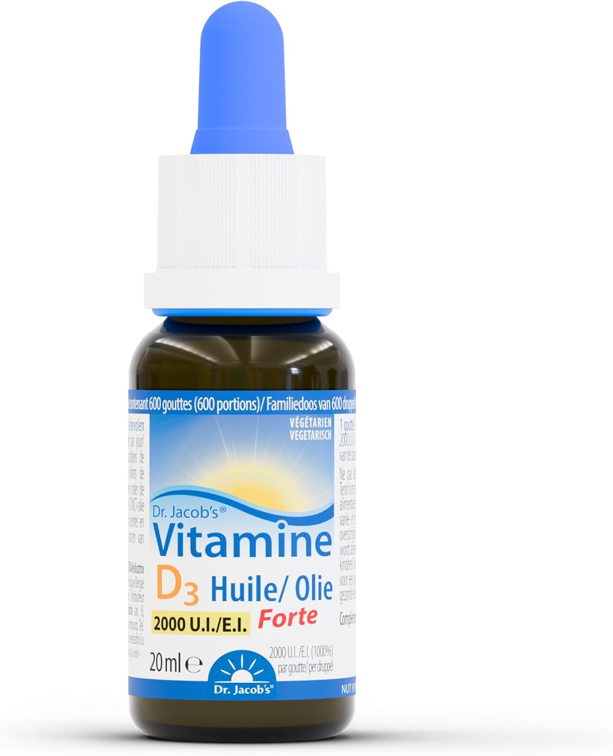 Dr.Jacob's - Vitamine D3 FORTE - 2000 U.I - / goutte