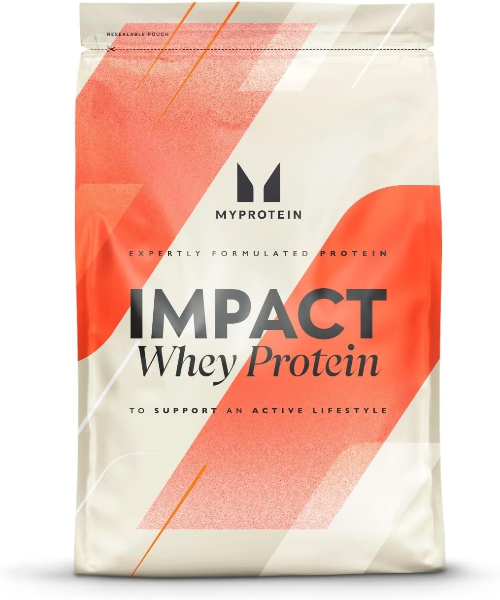 Myprotein Impact Whey Protein Powder, 5.5 Lbs (100 Servings) Vanilla Ice Cream, 22g Protein & 5g BCAA Per Serving, Protein Shake for Superior Performance, Muscle Strength & Recovery, Gluten Free Vanilla 5.5 Pound (Pack of 1)