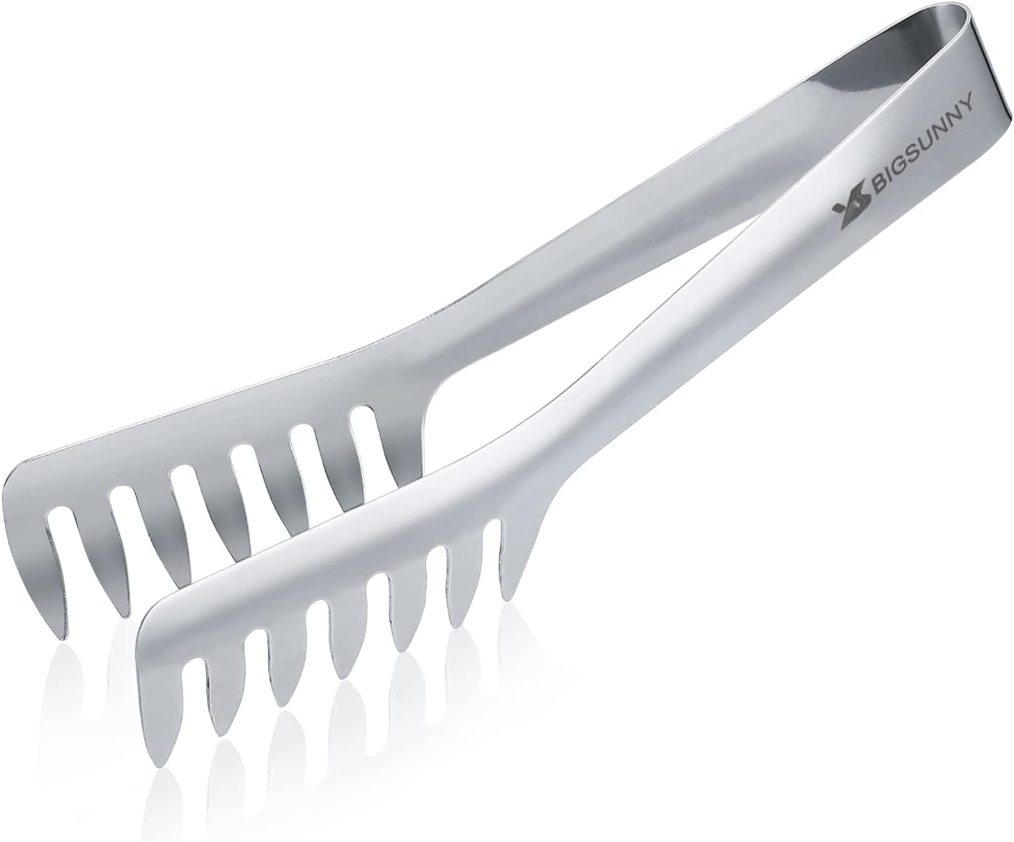 MSY BIGSUNNY Pince à pâtes, Acier inoxydable Nourriture Pince à pince, pince à spaghetti Argenté Pince À Spaghetti