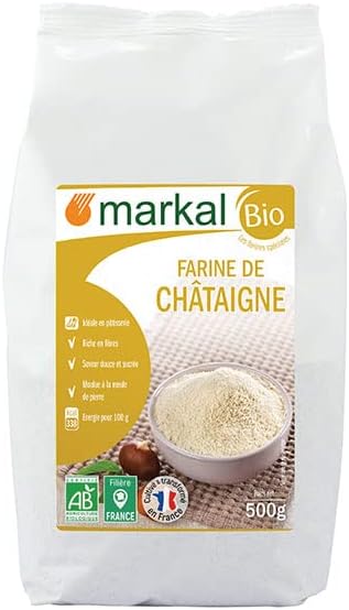 Markal - Farine de châtaigne France 500g - Vendu par unité