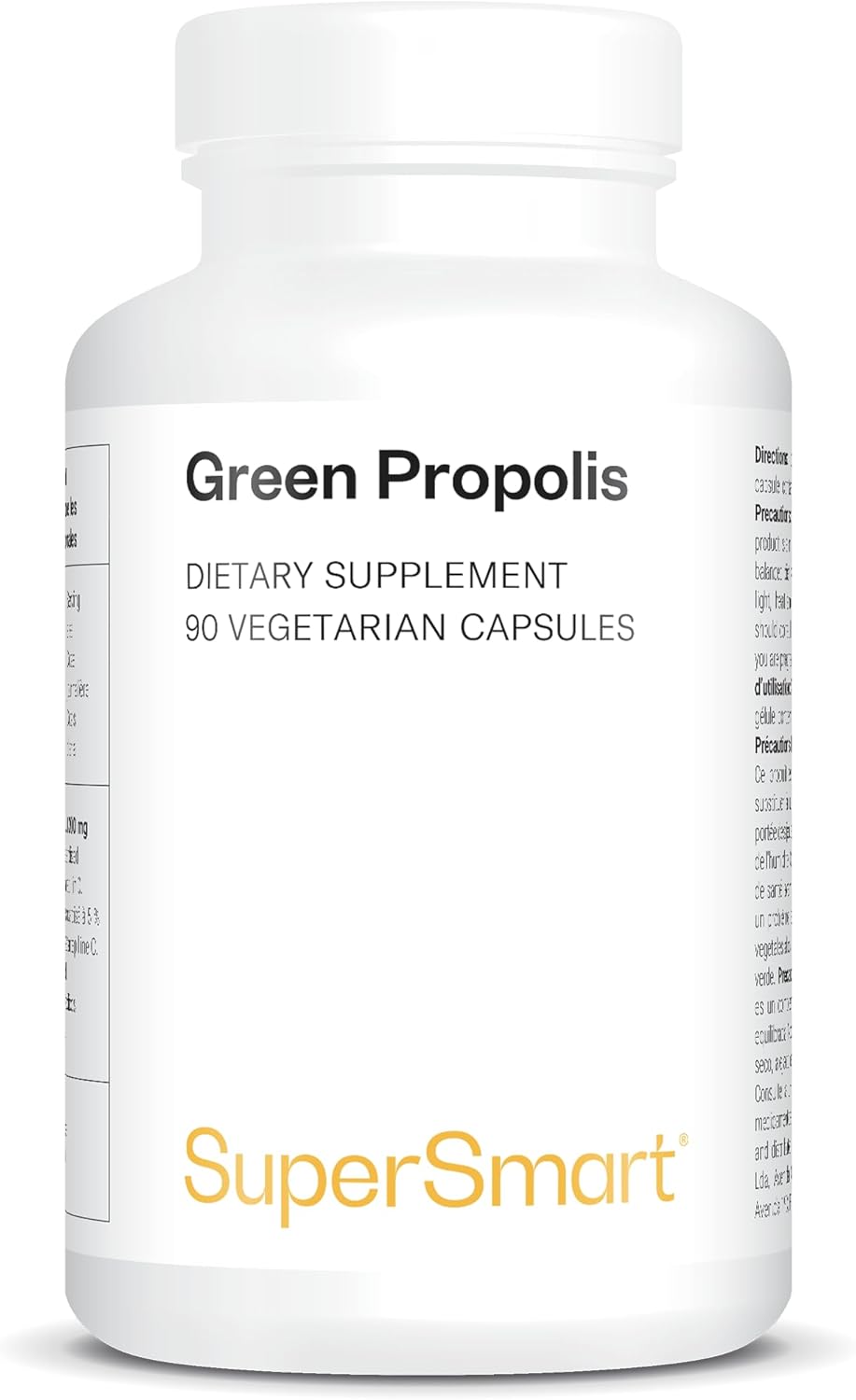 Green Propolis - Extrait de Propolis Verte du Brésil - Secret Santé de la Ruche - Antioxydant Puissant pour l’Immunité - 90 Capsules Végétariennes - SuperSmart