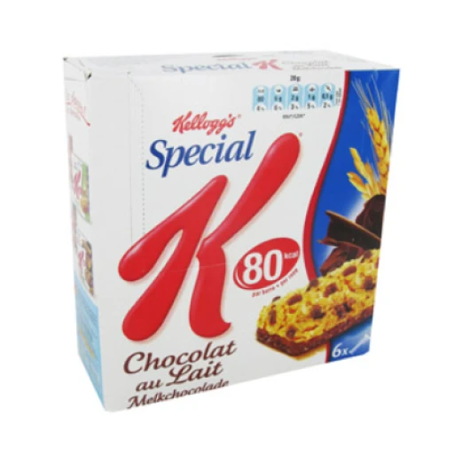 Barre kellogg's spécial k chocolat au lait