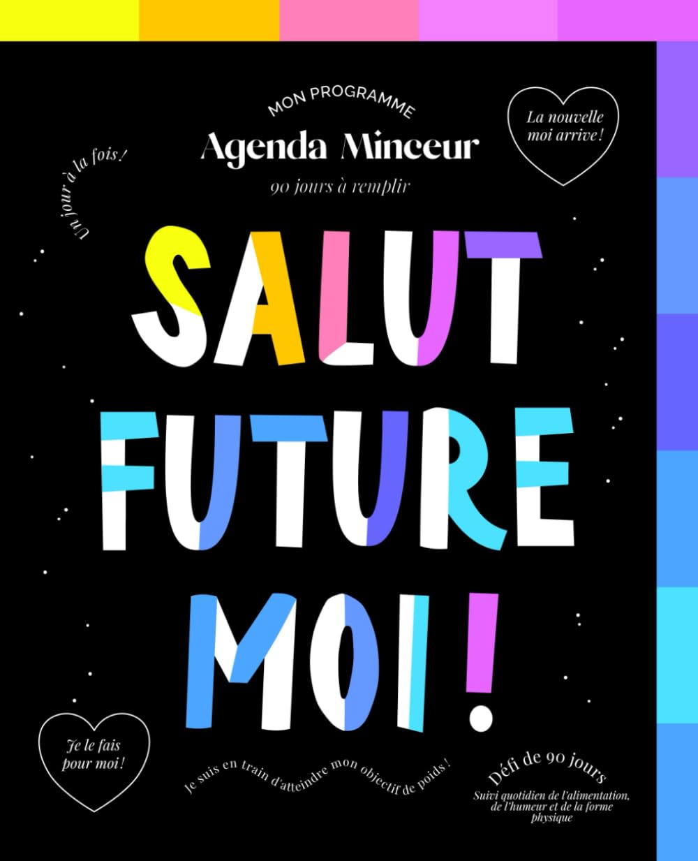 Agenda Minceur: 90 jours - Journal alimentaire à remplir - Perte de poids - Carnet régime