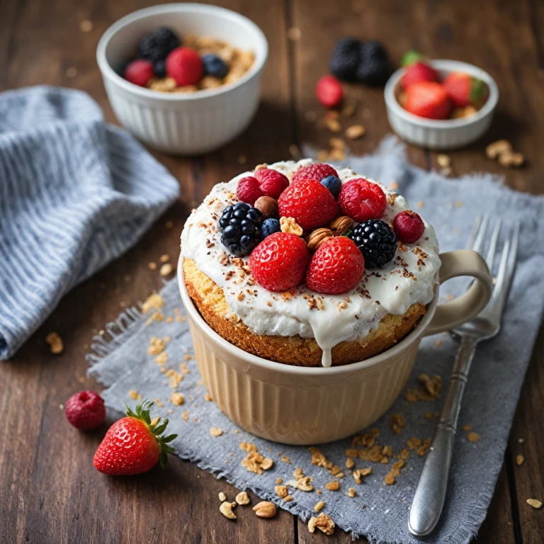 Comment préparer un délicieux mug cake protéiné