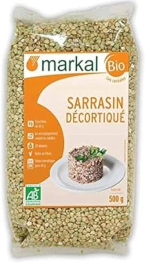 Graines de sarrasin décortiquées bio - 500g - Markal