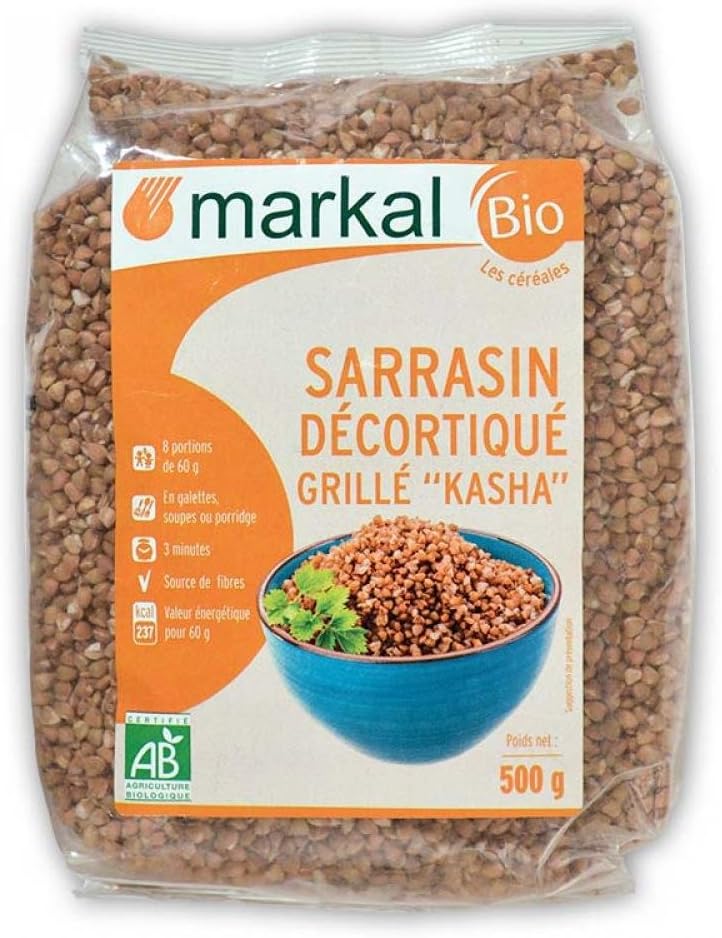 Graines de Sarrasin grillées bio - Kasha Bio - 500g - Markal