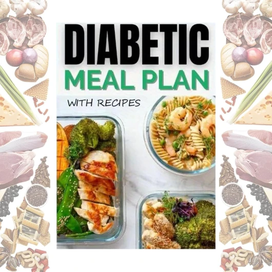 Planificateur de repas sain, livre de cuisine pour régime alimentaire – Tableau glycémique pour journaux nutritionnels, prédiabétiques, adultes, femmes, personnes âgées, cuisine, maison