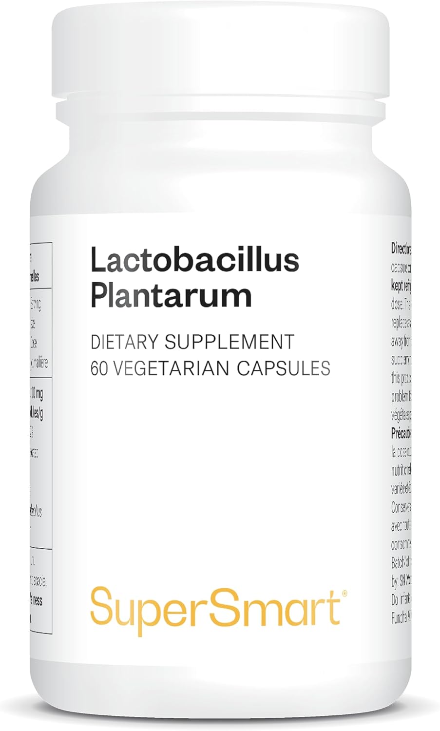 Lactobacillus Plantarum PostBiotique - Le Meilleur Complexe Immunobiotiques pour Renforcer votre Immunité - Breveté (Immuno-LP20™) - Vegan - Sans Gluten - Supersmart
