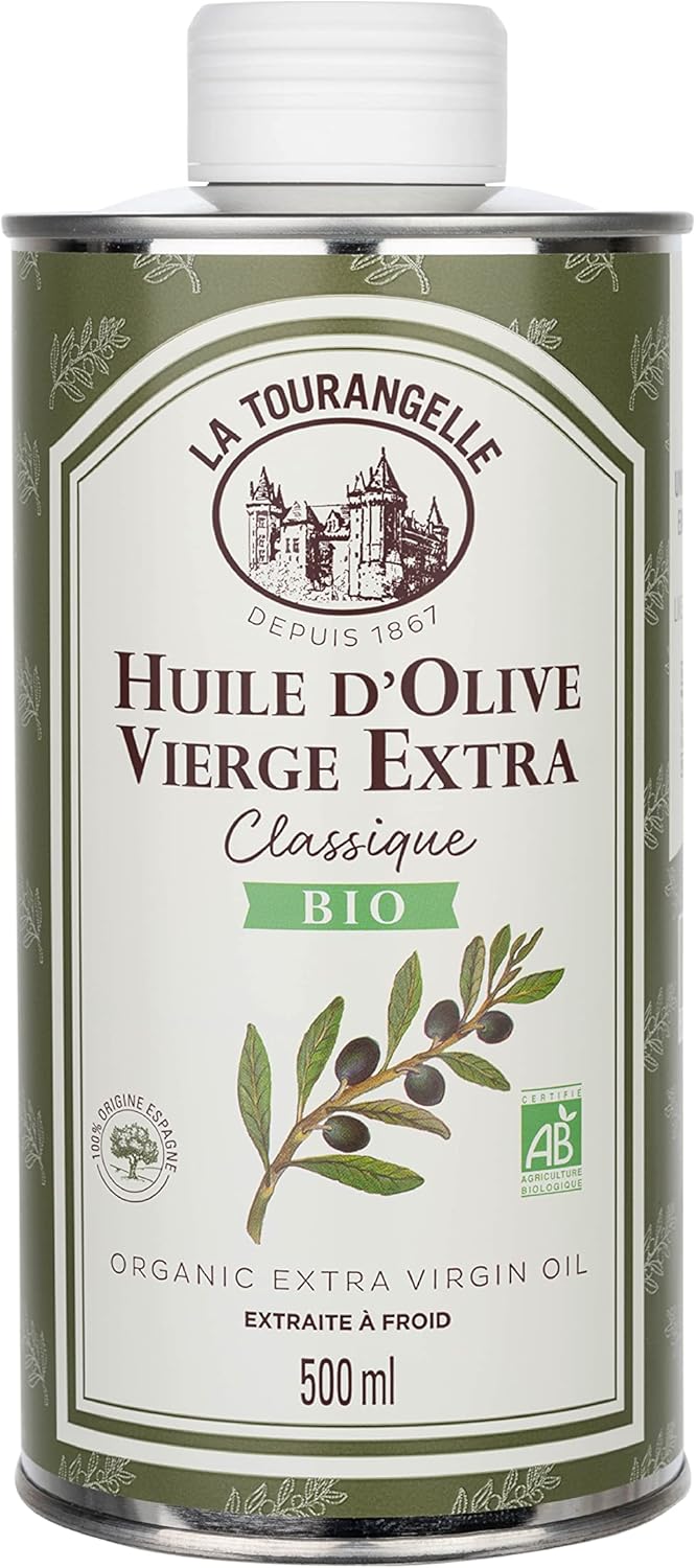 Huile d'olive vierge extra BIO - Extraite à froid - Huile de grande qualité - 500ml Classique 500ml