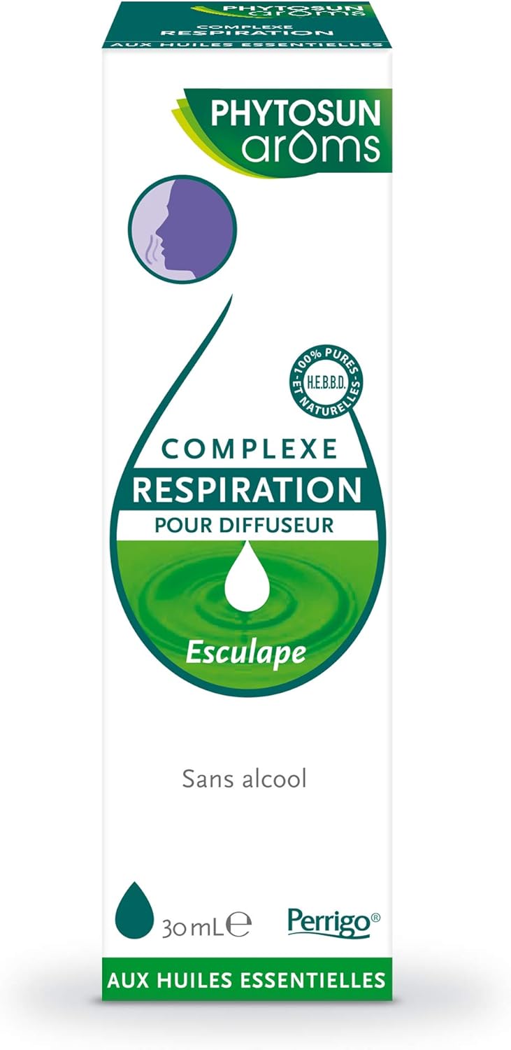 Phytosun Arôms Complexe Respiration - Huiles Essentielles pour Diffuseur - Huiles pour Diffusion - 30 ml 30 ml (Lot de 1)