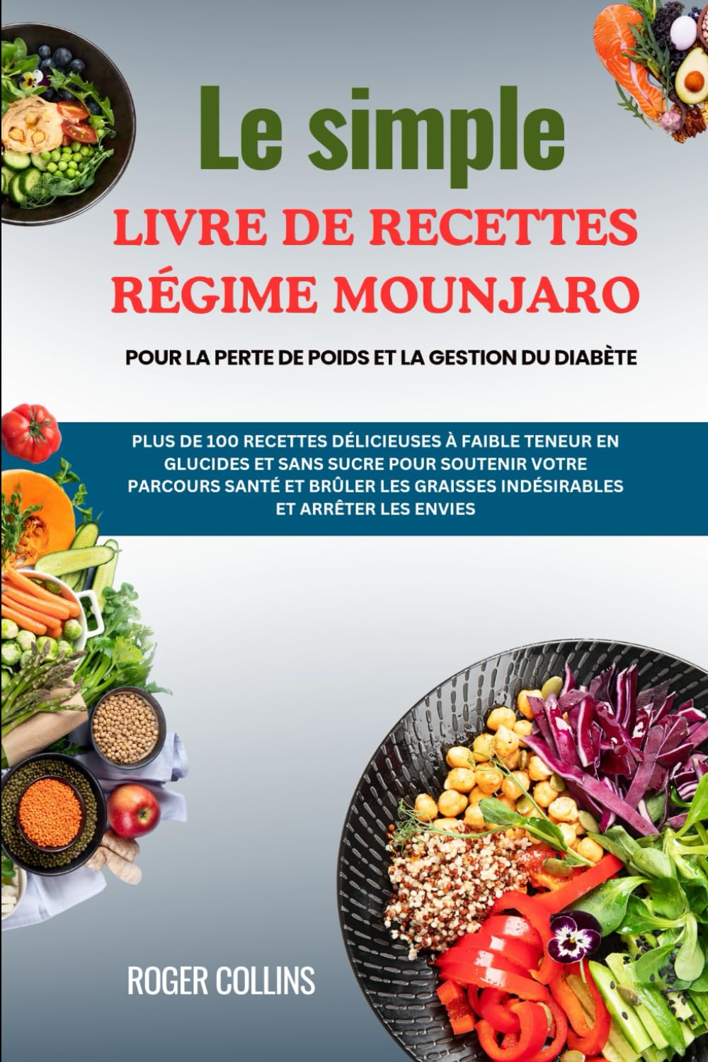 Le simple LIVRE DE RECETTES RÉGIME MOUNJARO POUR LA PERTE DE POIDS ET LA GESTION DU DIABÈTE: PLUS DE 100 RECETTES DÉLICIEUSES À FAIBLE TENEUR EN .. - LES GRAISSES INDÉSIRABLES ET ARRÊTER LES E