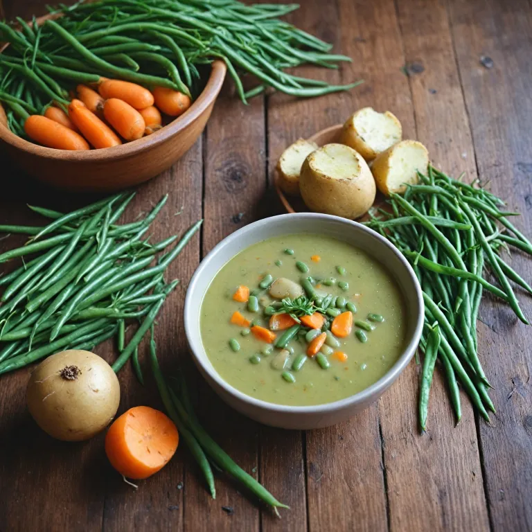 Les bienfaits de la soupe aux haricots verts, carottes et pommes de terre