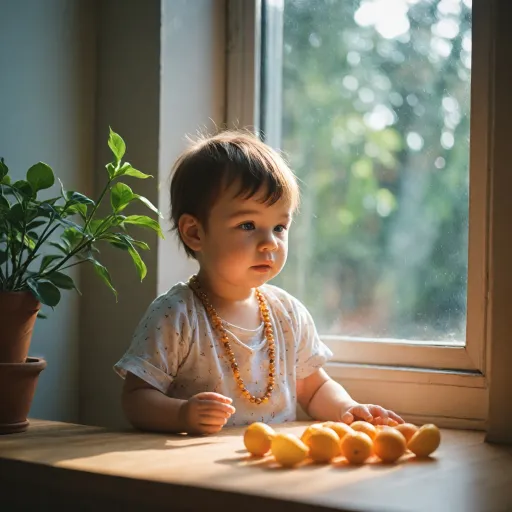 Le collier d’ambre pour bébé : mythe ou réalité sur le bien-être et la nutrition ?