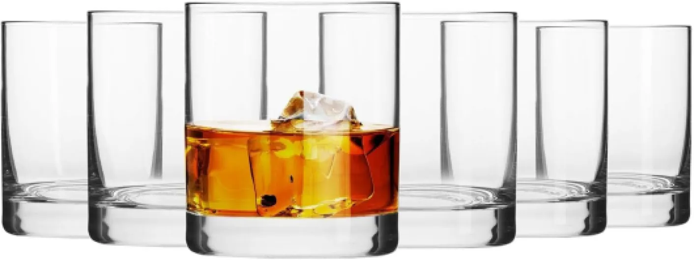 Verres à Whisky Rhum - Lot de 6 - 300 ML - Collection Blended - Parfait la Maison, Les Restaurant,s Les Fêtes - Lavable au Lave-vaisselle