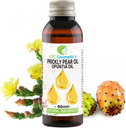 Huile de figue de barbarie (huile d'Opuntia) - 50 ml - Anti-âge, réparatrice, nourrissante, hydratante, 100% naturelle