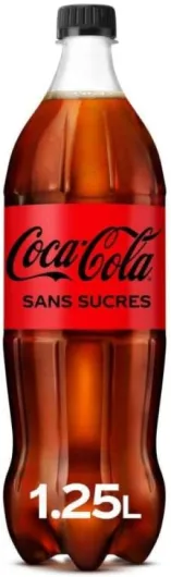 COCA-COLA ZERO - Zero 1.25L - Lot De 4 Schokolade 1.25 l (Lot de 4)