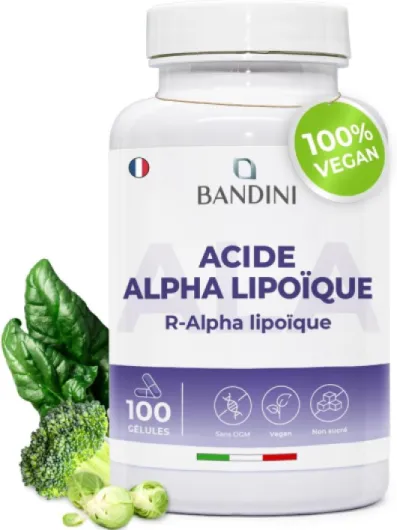 ® Acide Alpha-Lipoïque 100 Gélules Végétales très Puissantes - Antioxydant Naturel adapté à un régime Végétalien - Sans Agents de Remplissage Synthétiques - ALA Alpha Lipoique - 100% Vegan 100 unité (Lot de 1)