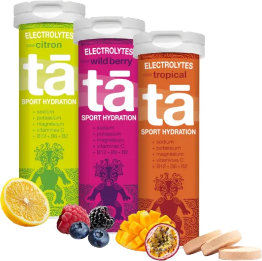 ENERGY - PACK x3 Tubes - Pastilles d'hydratation - Sels Minéraux - Vitamines - Faibles en calories - Réduit les crampes - MADE IN FRANCE (Citron/Fruit-Rouge/Tropical, Pack x3 Mix) Citron Fruits-Rouges Tropical