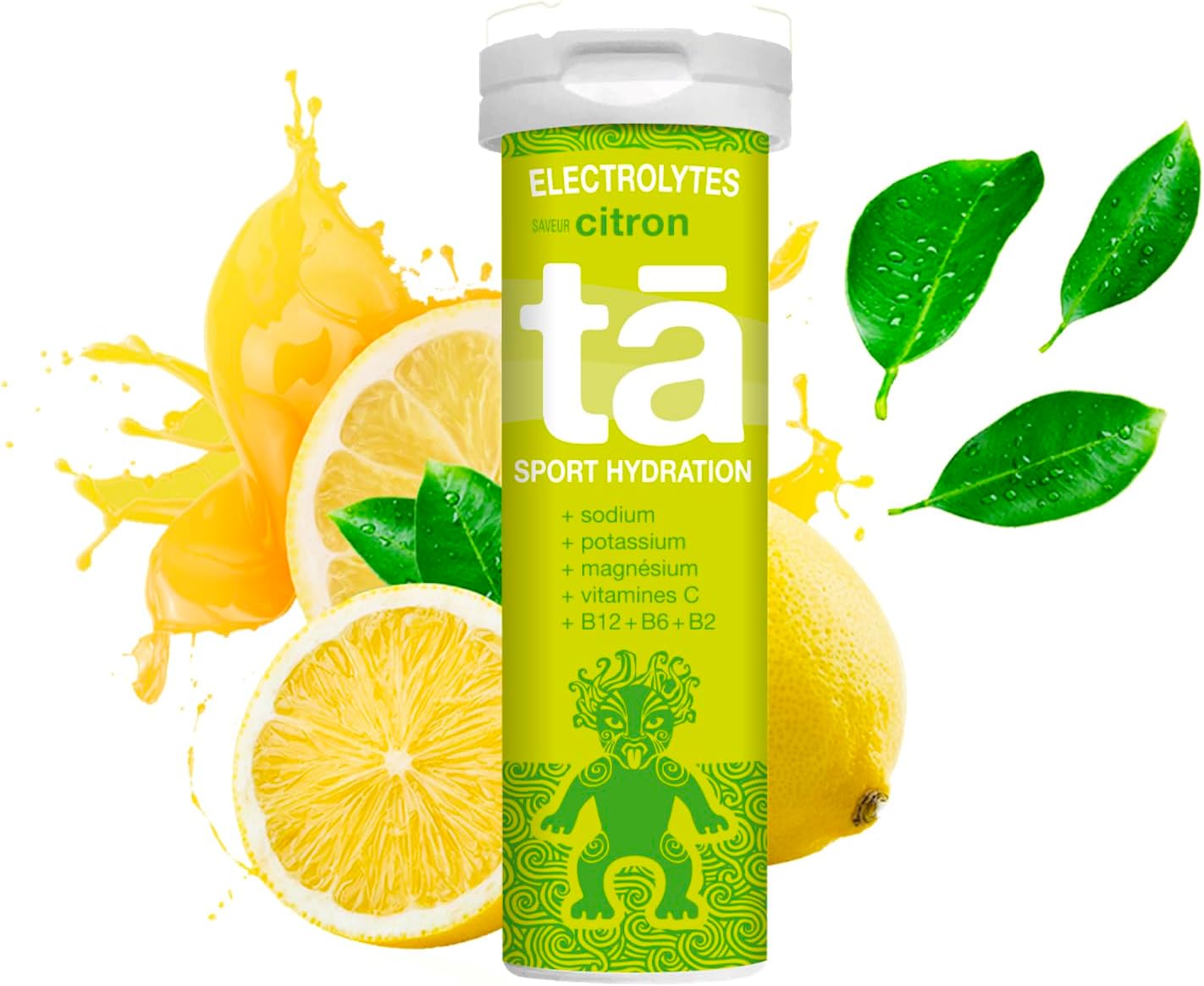 ENERGY - Pastilles d'Hydratation - Sels Minéraux - Vitamines - Faibles Calories - Réduit les crampes - MADE IN FRANCE (Citron, Tube de 12 Pastilles)