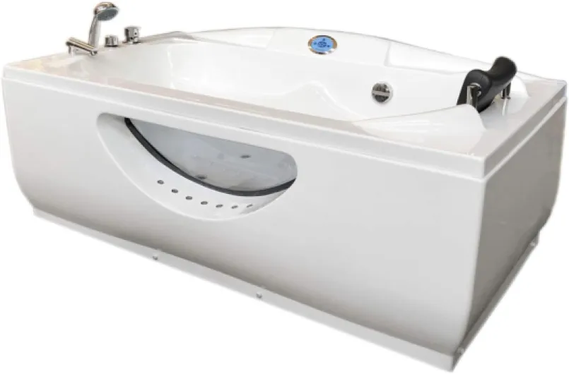 BAIGNOIRE BALNEO MASSANTE HYDROMASSANTE Mod - Paris 170x90cm SPA LED ET RADIO