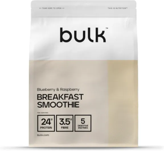 Smoothie petit déjeuner, Myrtille Framboise, 500 g, 8 Portions