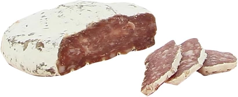 Produits-Normandie Saucisson sec sans peau au Camembert de 220g - Fabrication artisanale - Produits Normandie