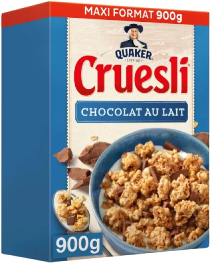 Cruesli Chocolat au Lait 900 g Chocolat au lait 900 g (Lot de 1)