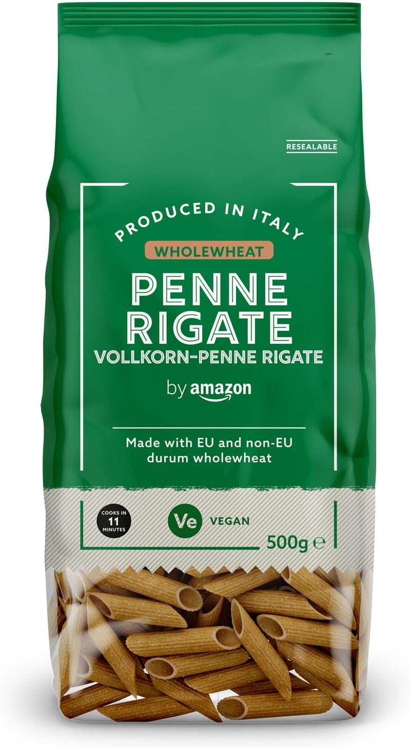 Penne Rigate Au Blé Complet, 500g Penne Rigate Au Blé Complet 500 g (Lot de 1)