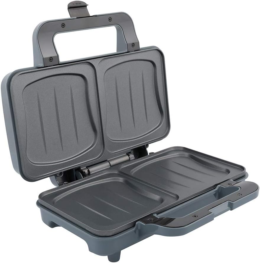 Croque-Monsieur DUO'DWICH XXL - Appareil Extra-Large, Plaques Antiadhésives, Cuisson Rapide, Rangement Vertical/Horizontal, Nettoyage Facile - Noir