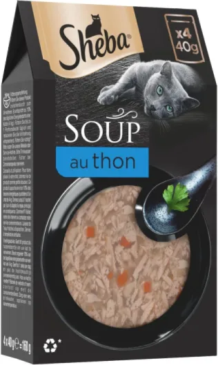 Soupe Sachets fraîcheur 4 x 40g Aux Filets de Thon X10